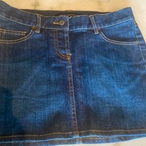 French Connection Jean Skirt!